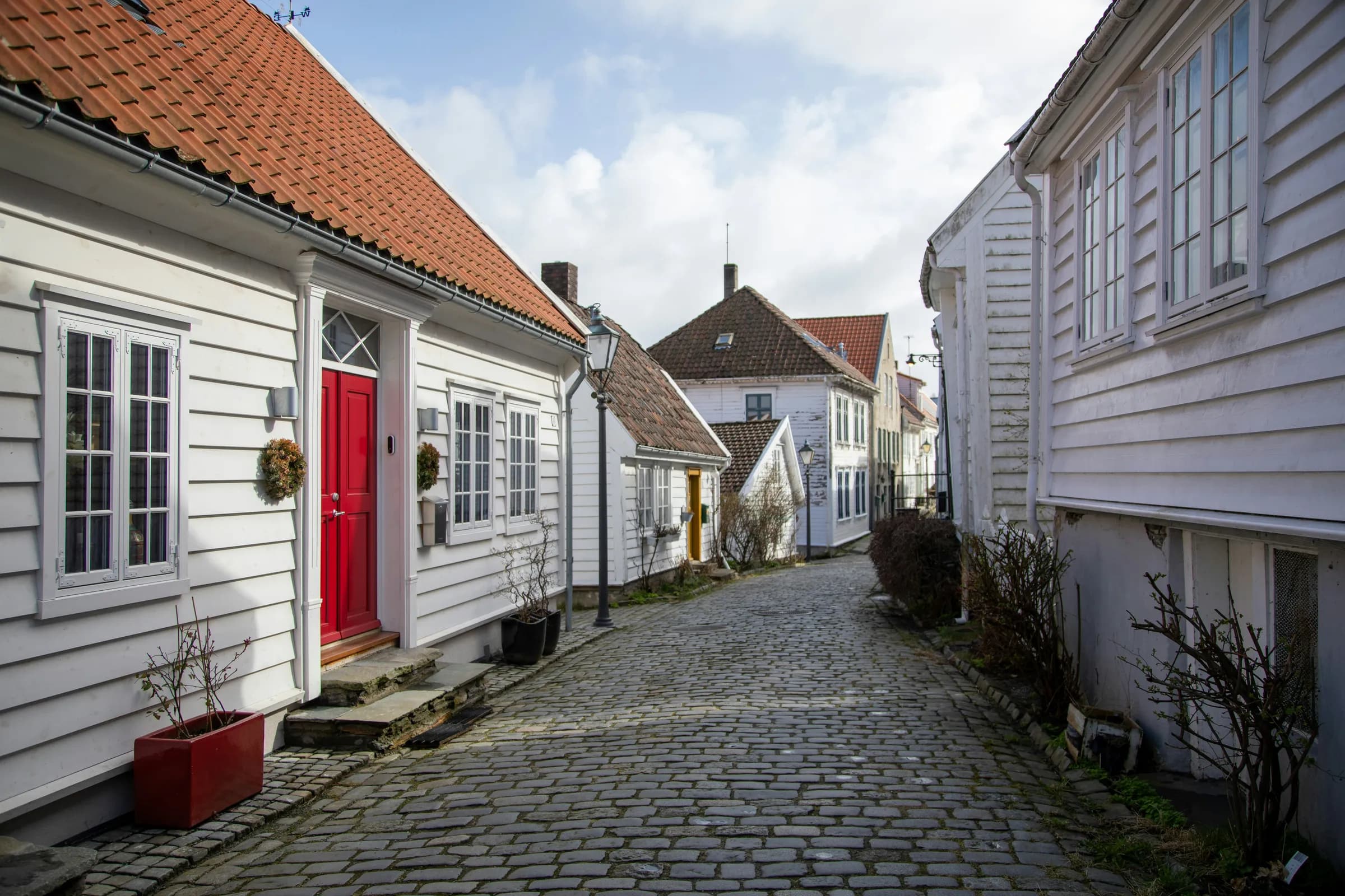 Rene, velholdte tak i Drammen